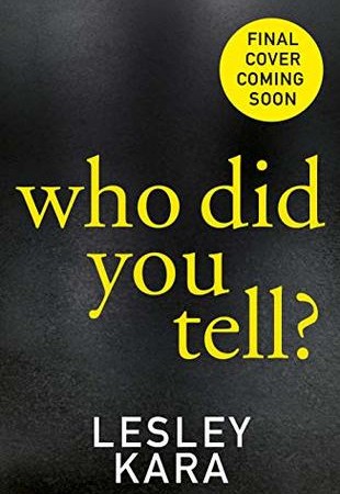 Who Did You Tell? Book Release Date? 2019 Publications