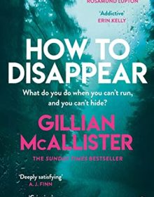 How To Disappear By Gillian McAllistern Release Date? 2020 Psychological Thriller Releases